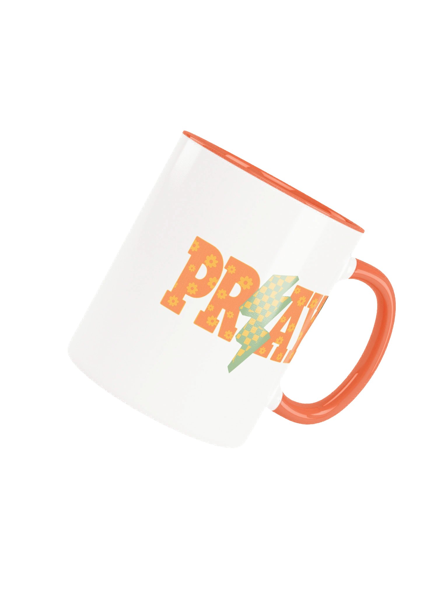 Floral PRAY Ceramic Mug product image (5)