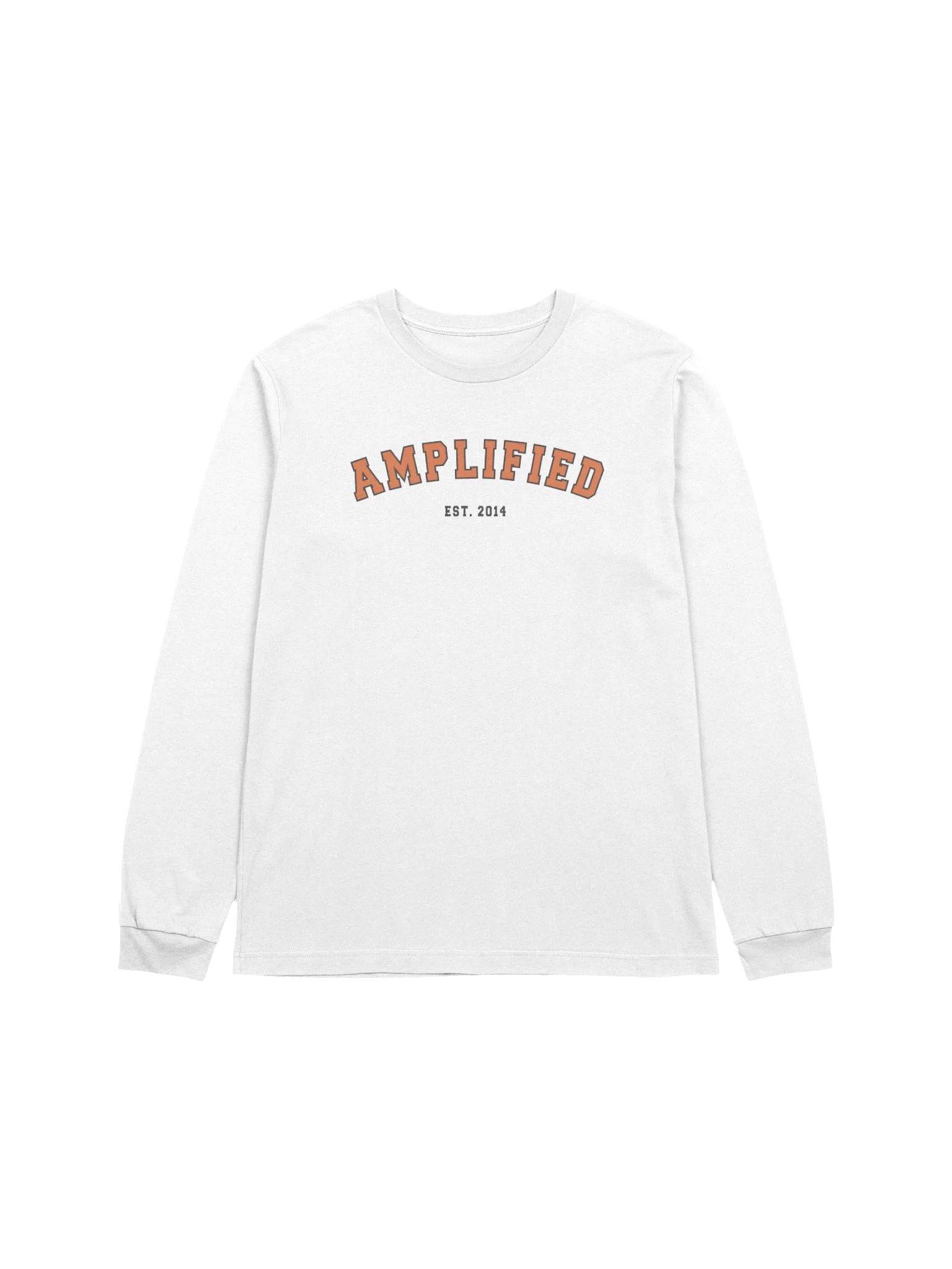 Amp Varsity long-Sleeved Tshirt (White) product image (1)