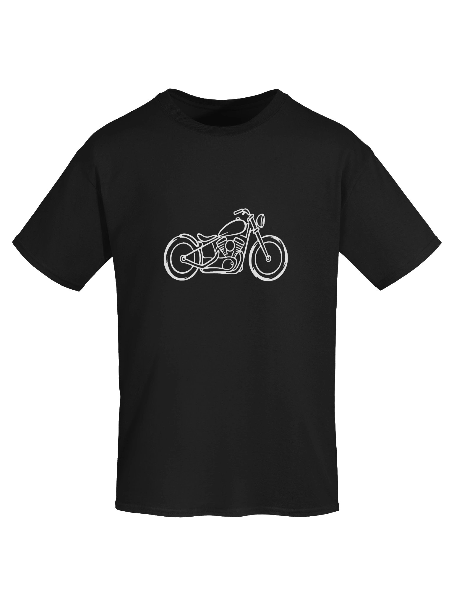 Minimalist Café Racer Motorcycle Line Art T-Shirt product image (5)