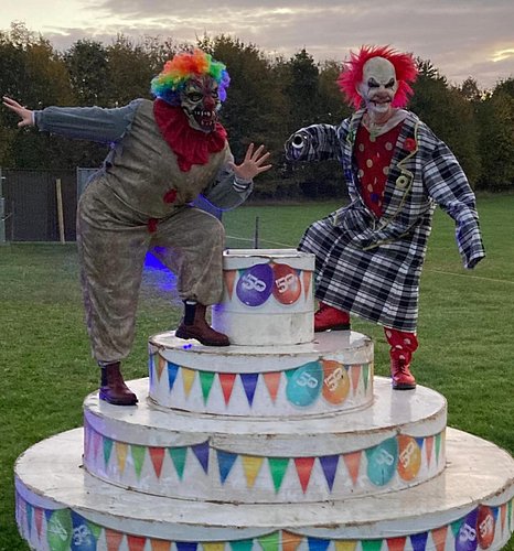 Getting the scare on at Applewood Spooktacular! #scary #spooktacular #applewoodcountrysidepark #halloween