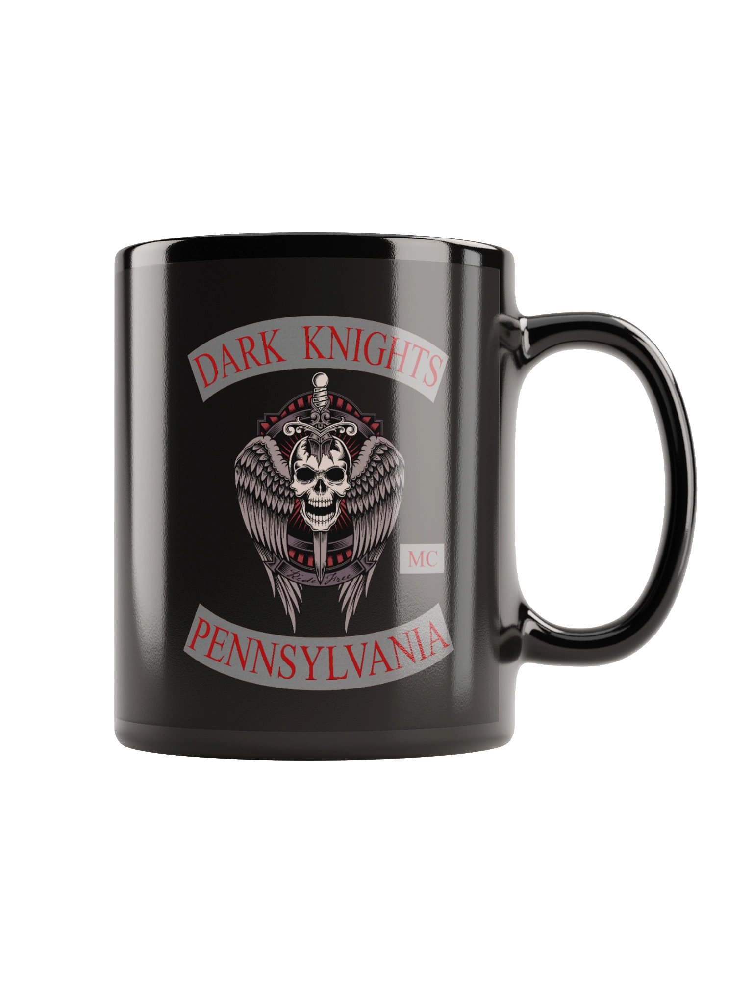 Dark Knights MC Logo Black 11 oz Mug product image (1)