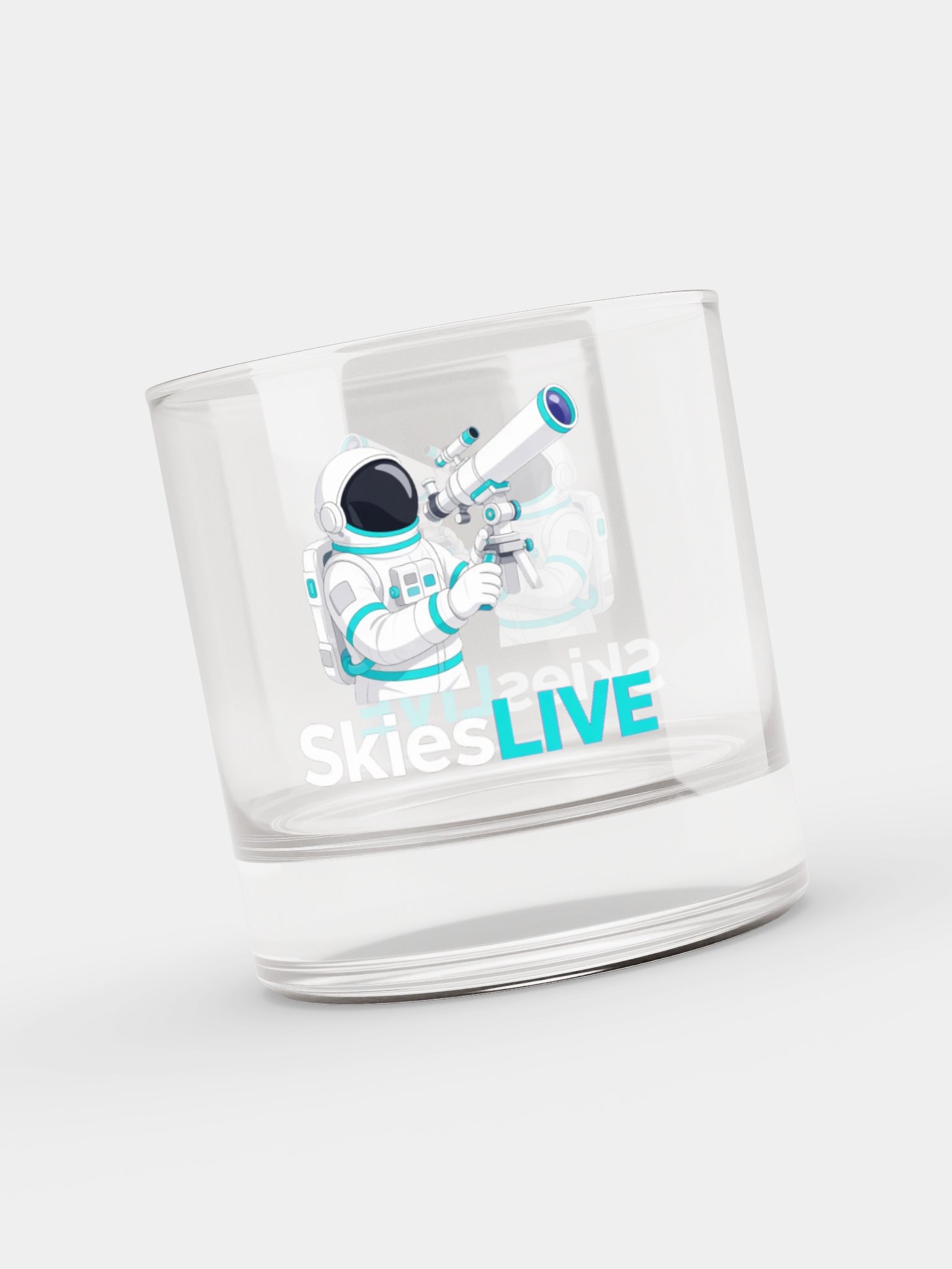 SkiesLIVE Astronaut Rocks Glass product image (8)
