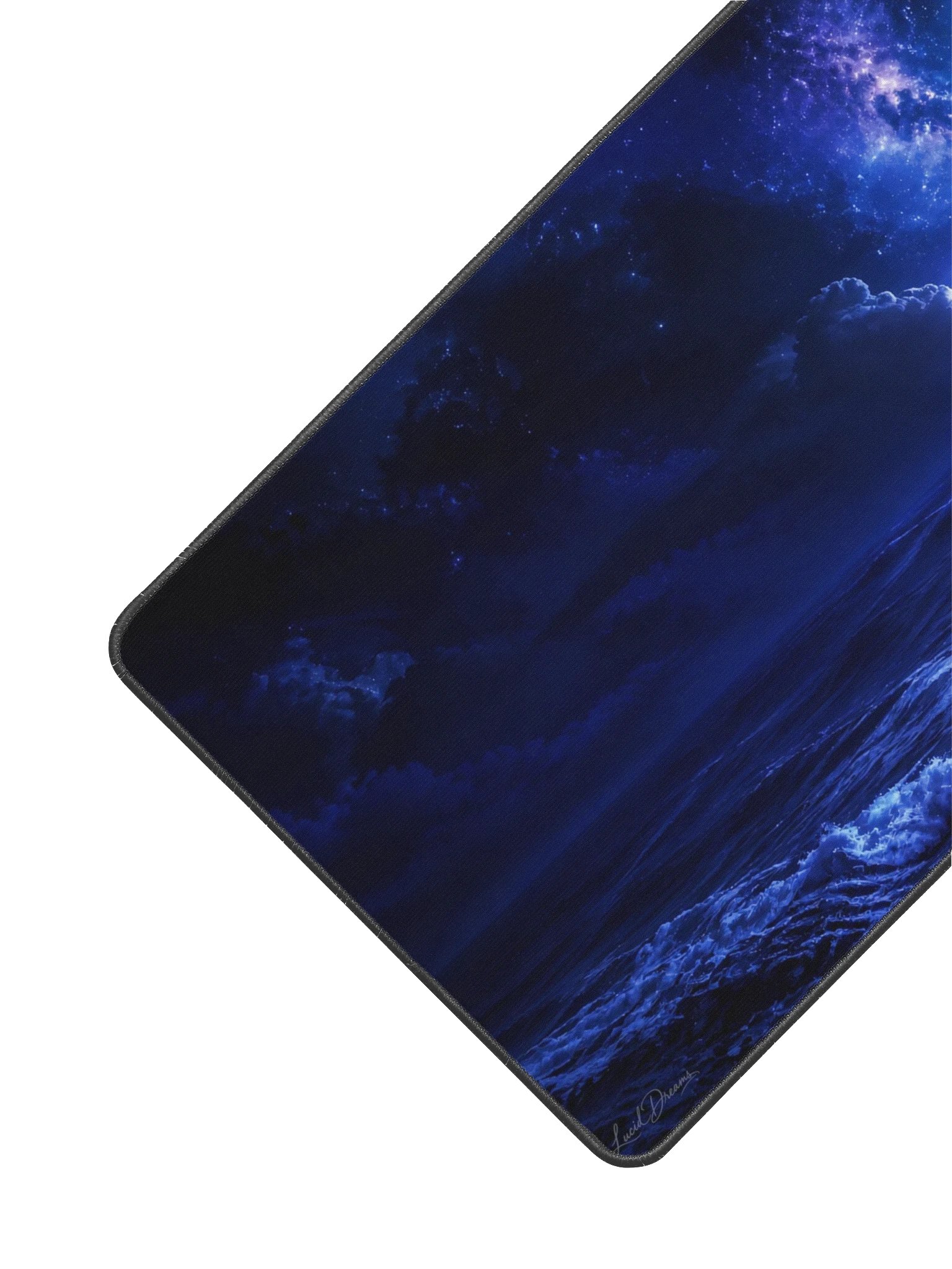 Moonlit Electric Ocean Desk Mat product image (3)