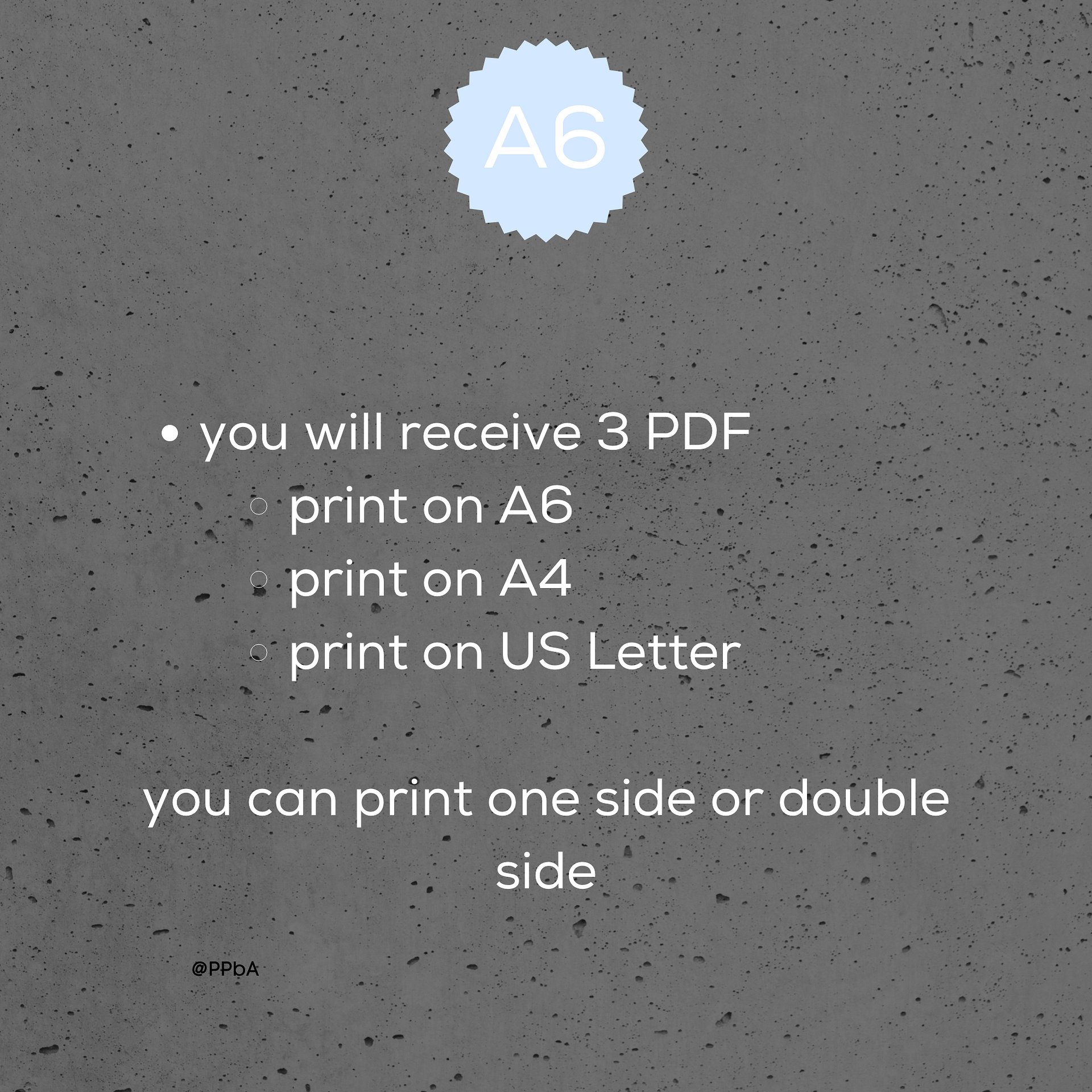 grid note pages - A6 - various grid sizes - 3.8/4/4.5/5 mm product image (4)