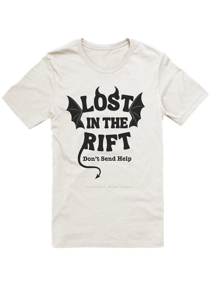 "Lost in the Rift" Bella+Canvas T-Shirt - black text on light colors product image (1)