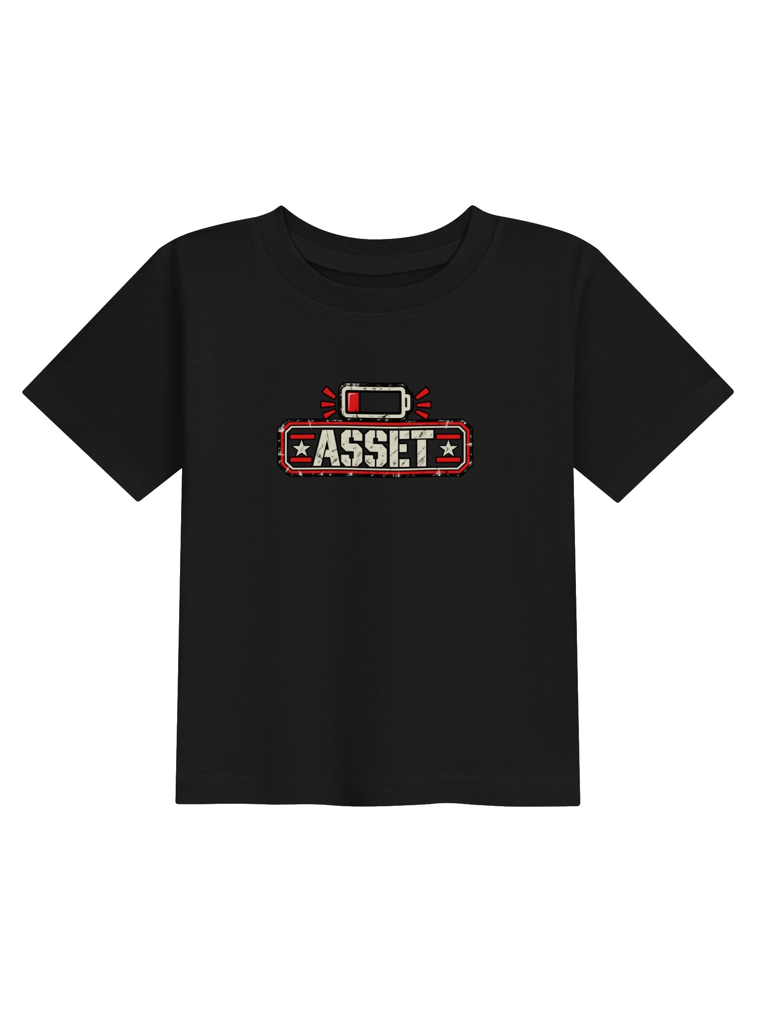 ASSET Baby T-Shirt | Funny Infant Graphic Tee | Matching Family Shirts | Exhausted Parental product image (2)