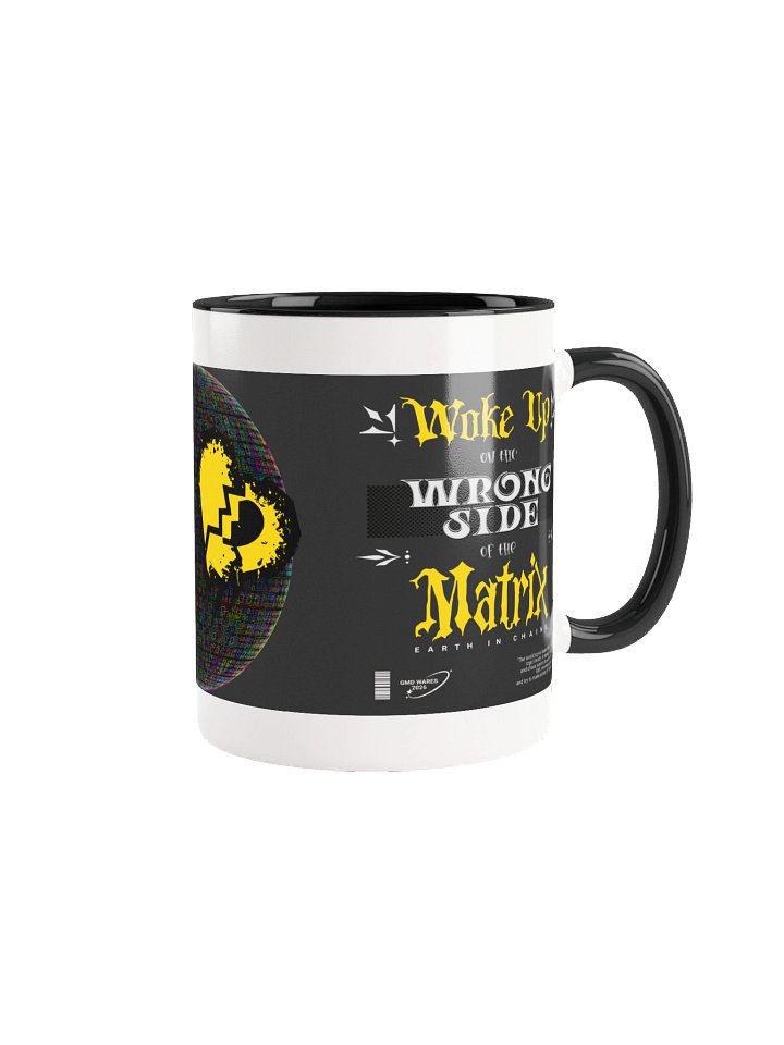 Wake Up on the Wrong Side of the Matrix Cyberpunk Coffee Mug product image (1)