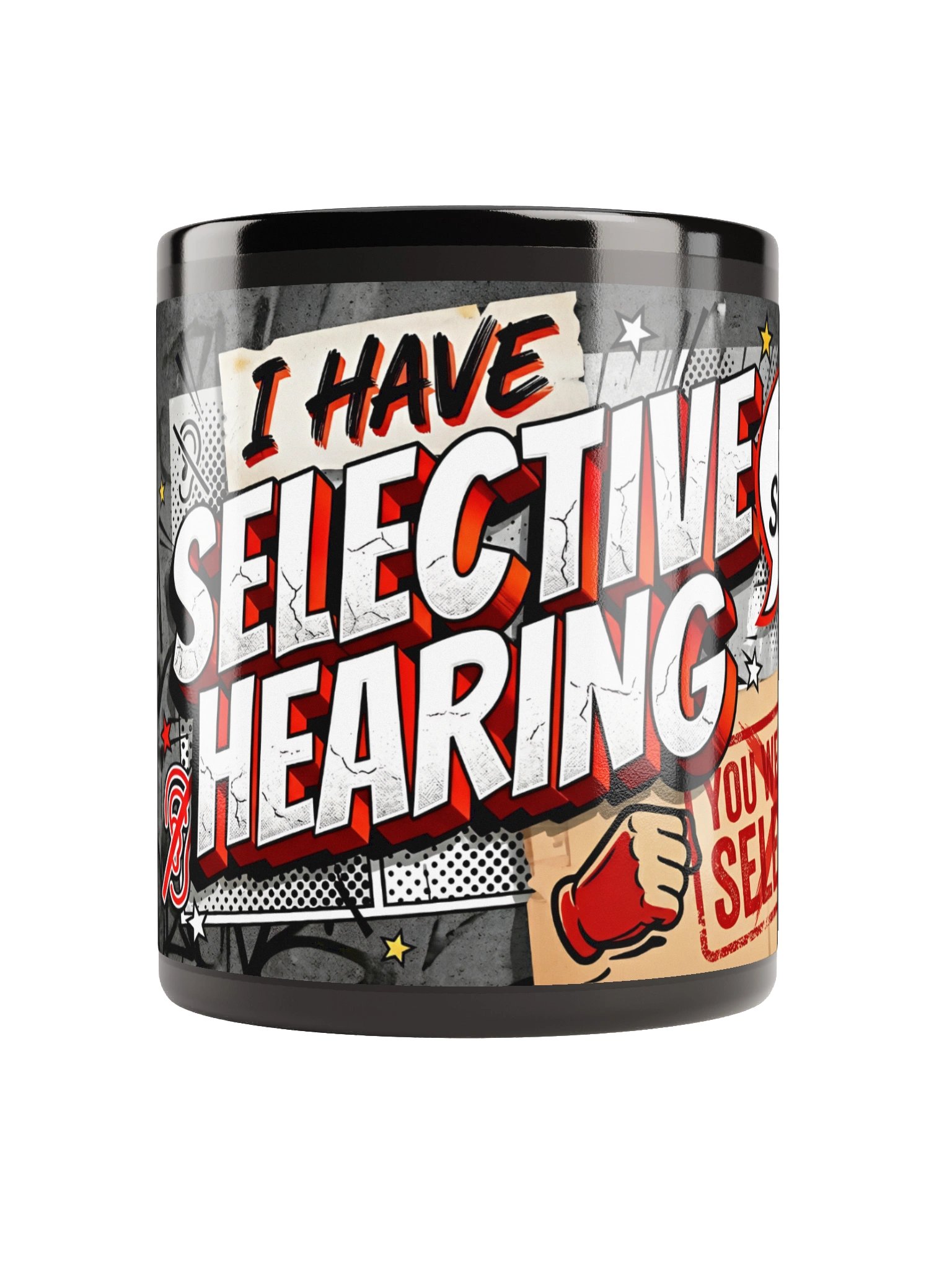 Comic Confession Black Mug product image (3)