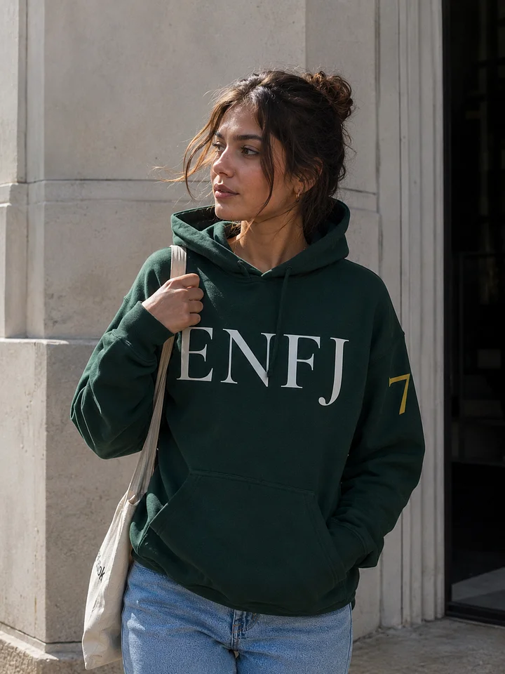 ENFJ Women’s Stencil Hoodie – The Teacher | 77Scenarios product image (1)