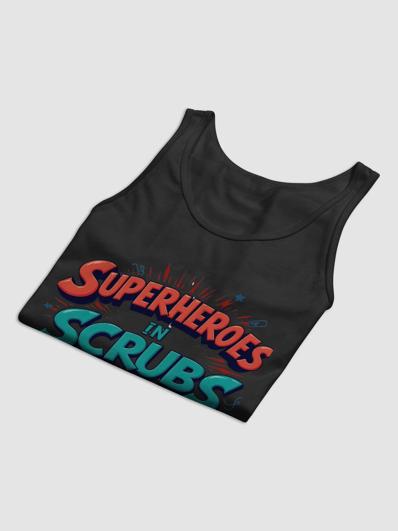Superheroes in Scrubs Graphic Tank product image (22)