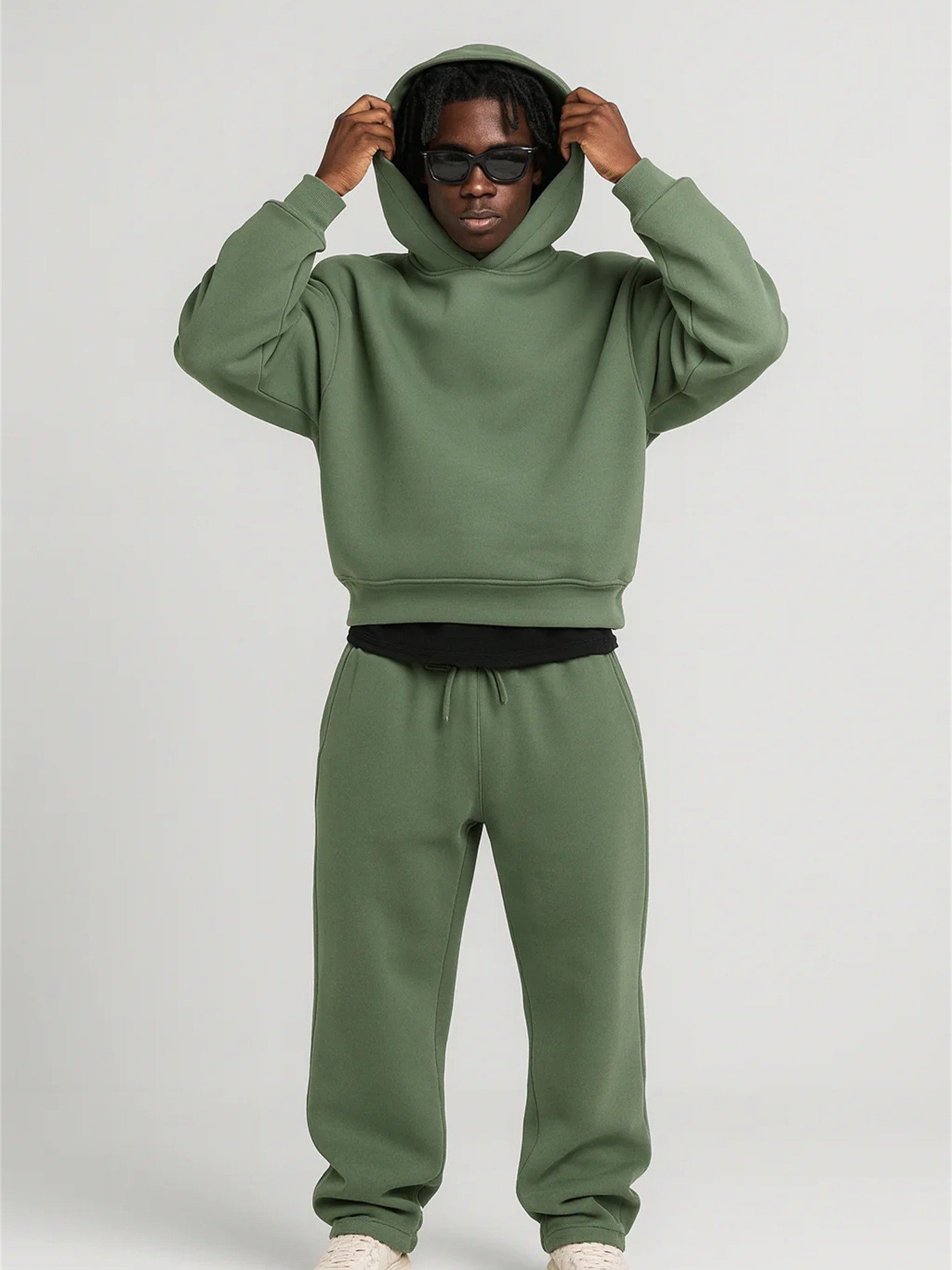 Oversized Two-piece Men's Sportswear Suit product image (4)