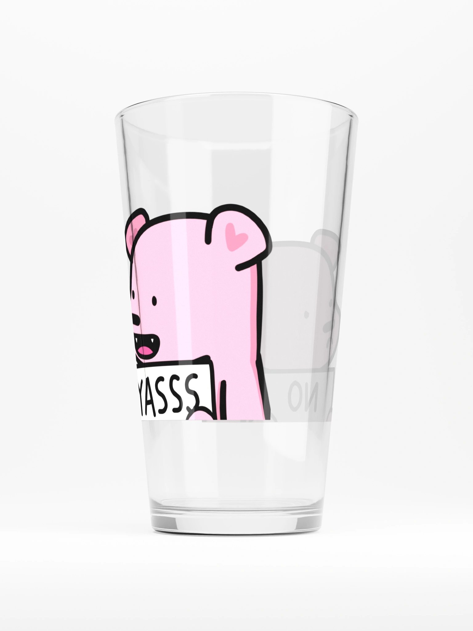 Decision maker pint glass product image (2)