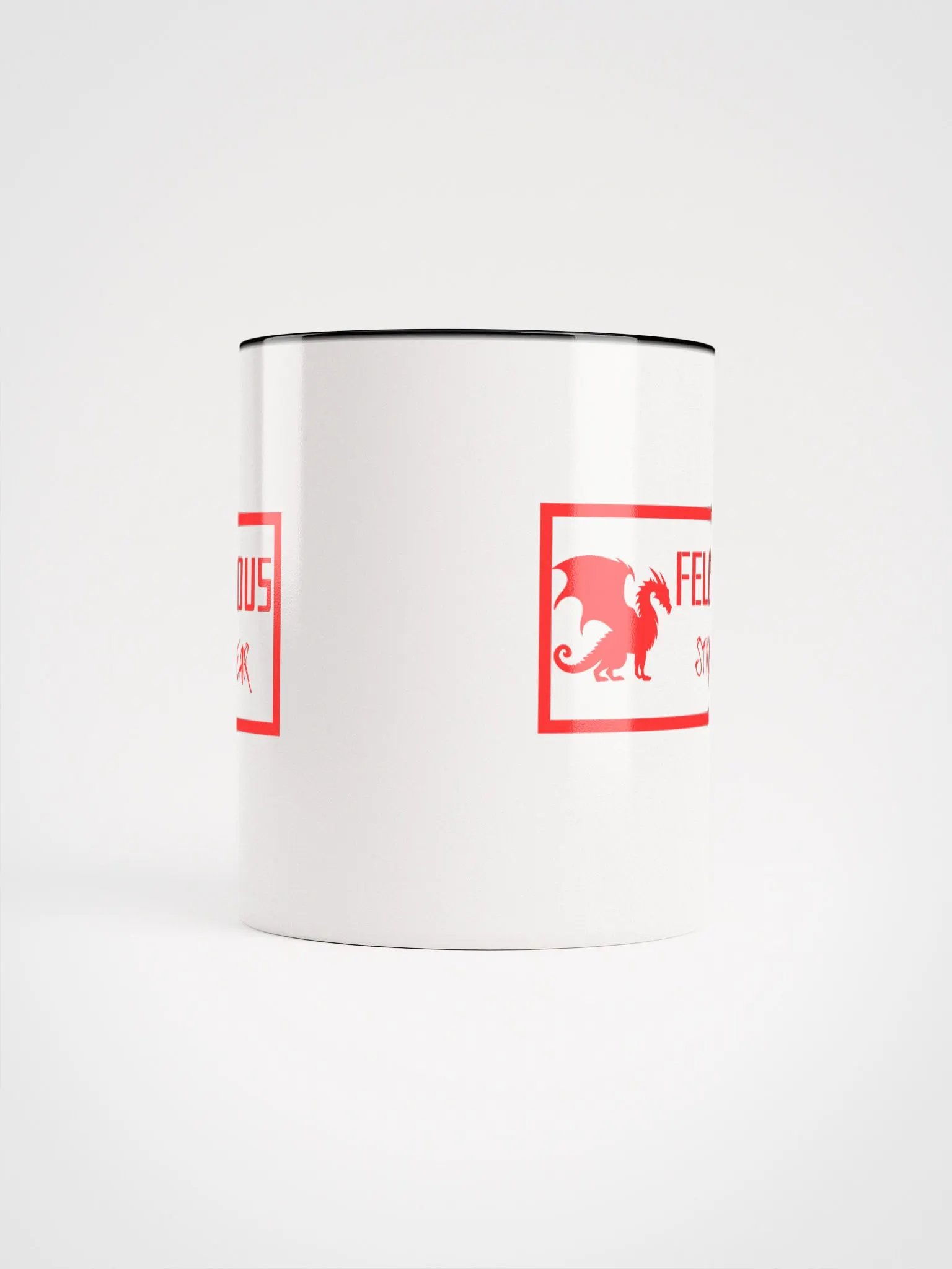 Felonious Streetwear Dragon Red Logo Ceramic Mug product image (60)
