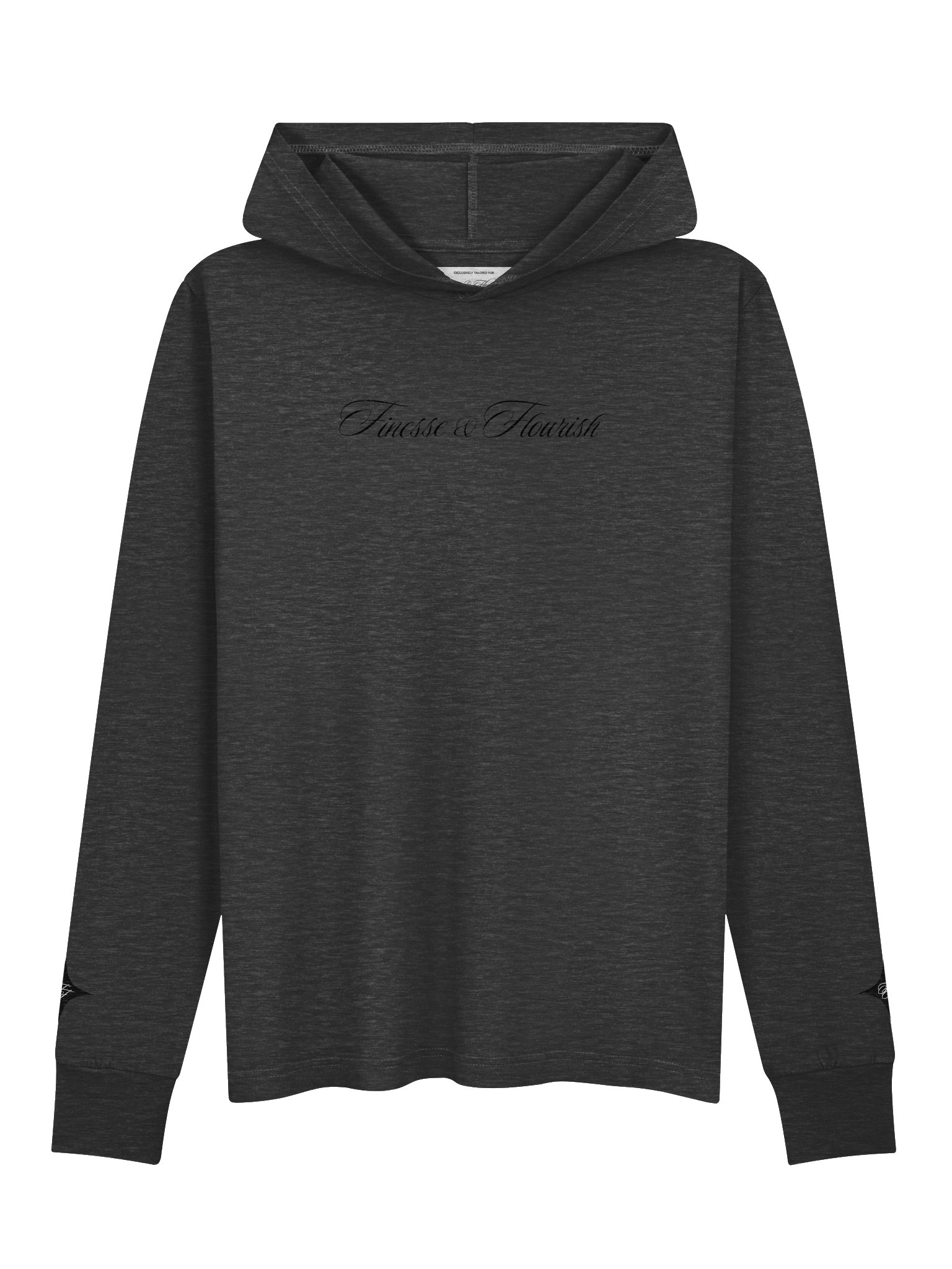 F&F Script Hooded Long Sleeve Tee product image (1)