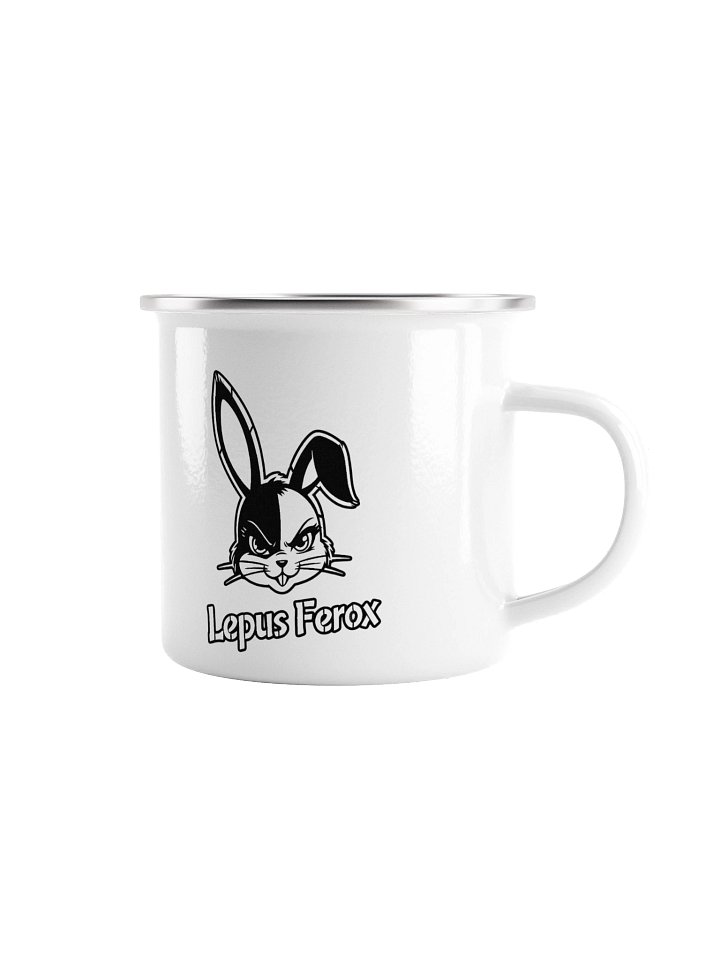 Lepus Ferox — Signature Logo — Enamel Mug product image (1)