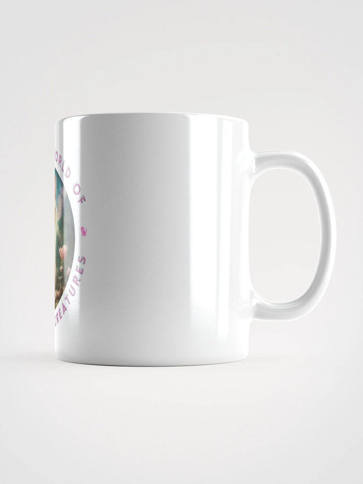 I Live in a World Fantastical Creatures Kitten Mug product image (2)