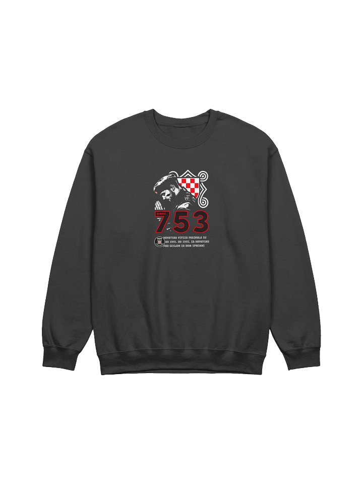 Poginuli Za Hrvatsku (753 HOS) Classic Crewneck Sweatshirt product image (1)