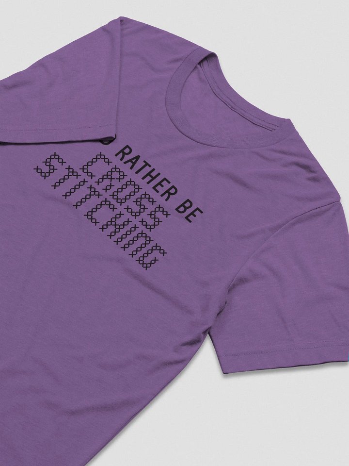 I'd Rather Be Cross Stitching Unisex Tee product image (2)