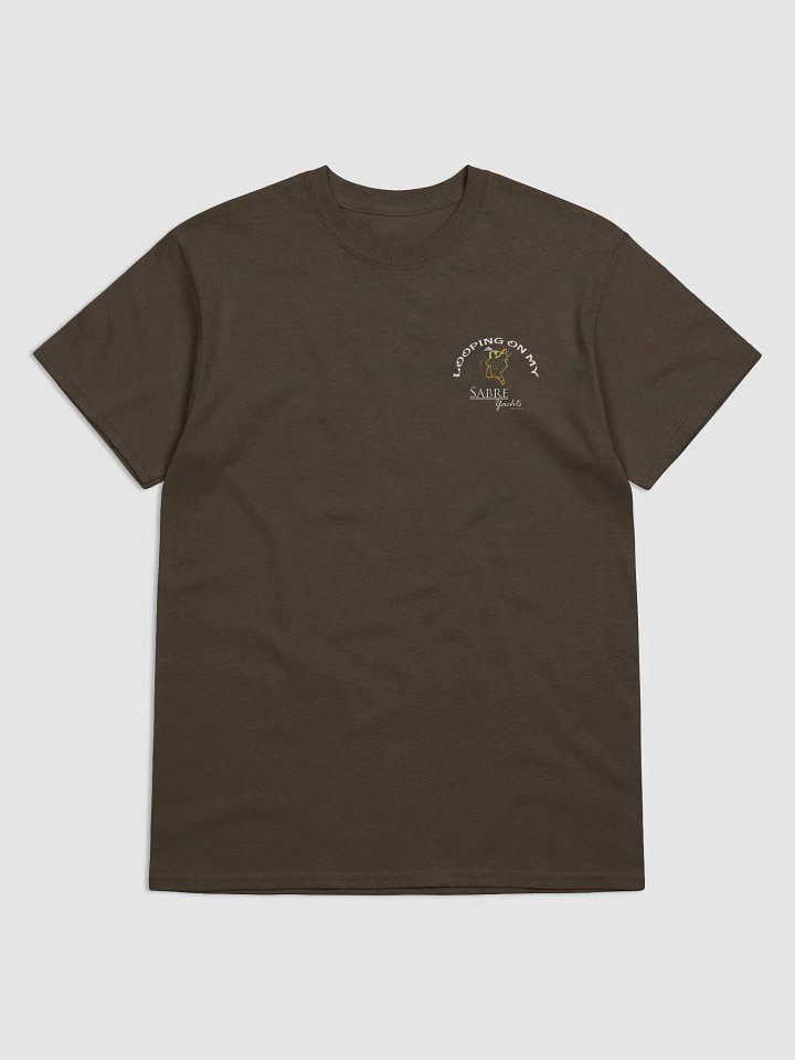 Looping On My Sabre - T-Shirt - Dark Shirt w/White Logo product image (2)
