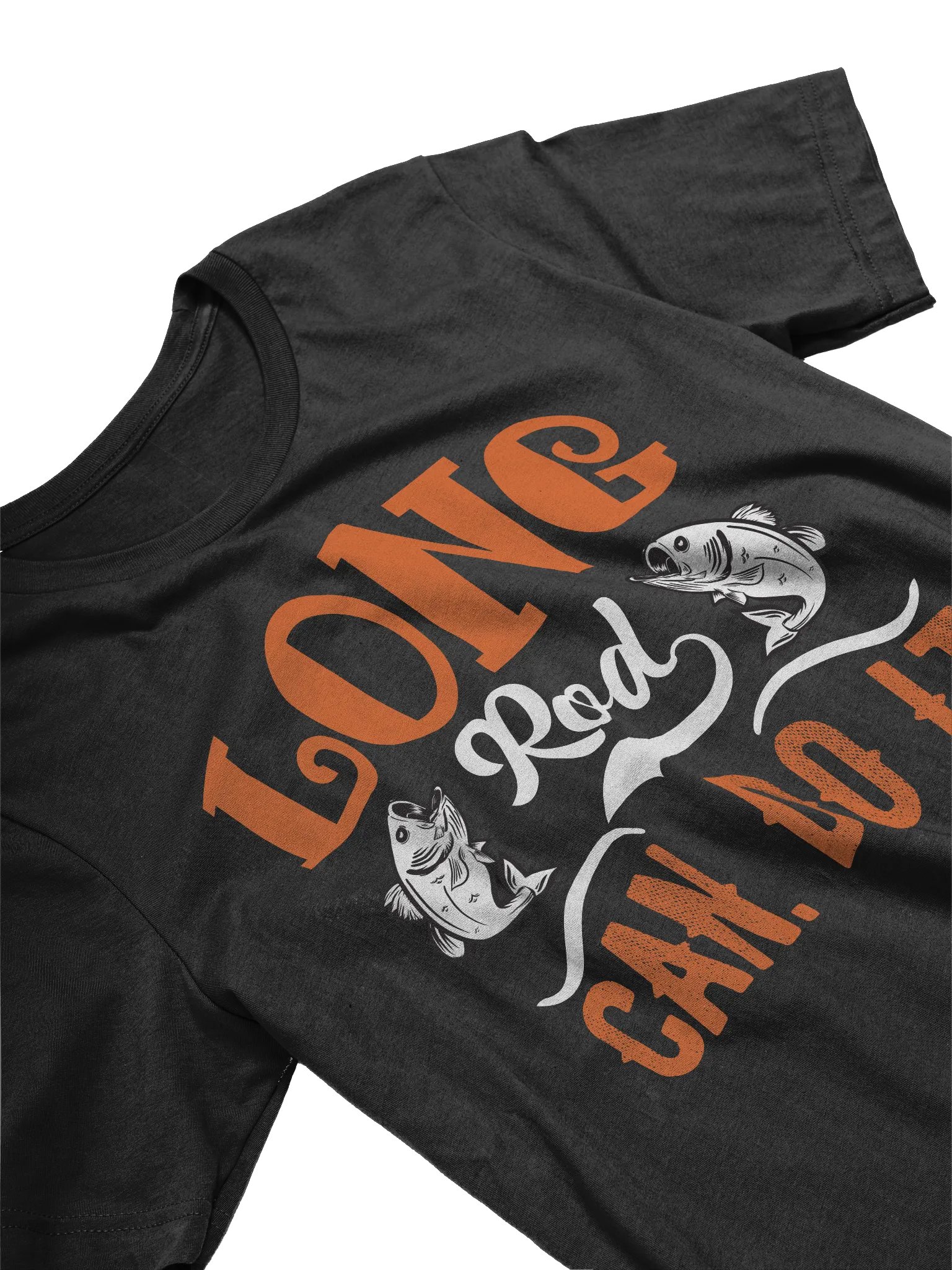 Long Rod Can Do It Fishing T-shirt product image (3)