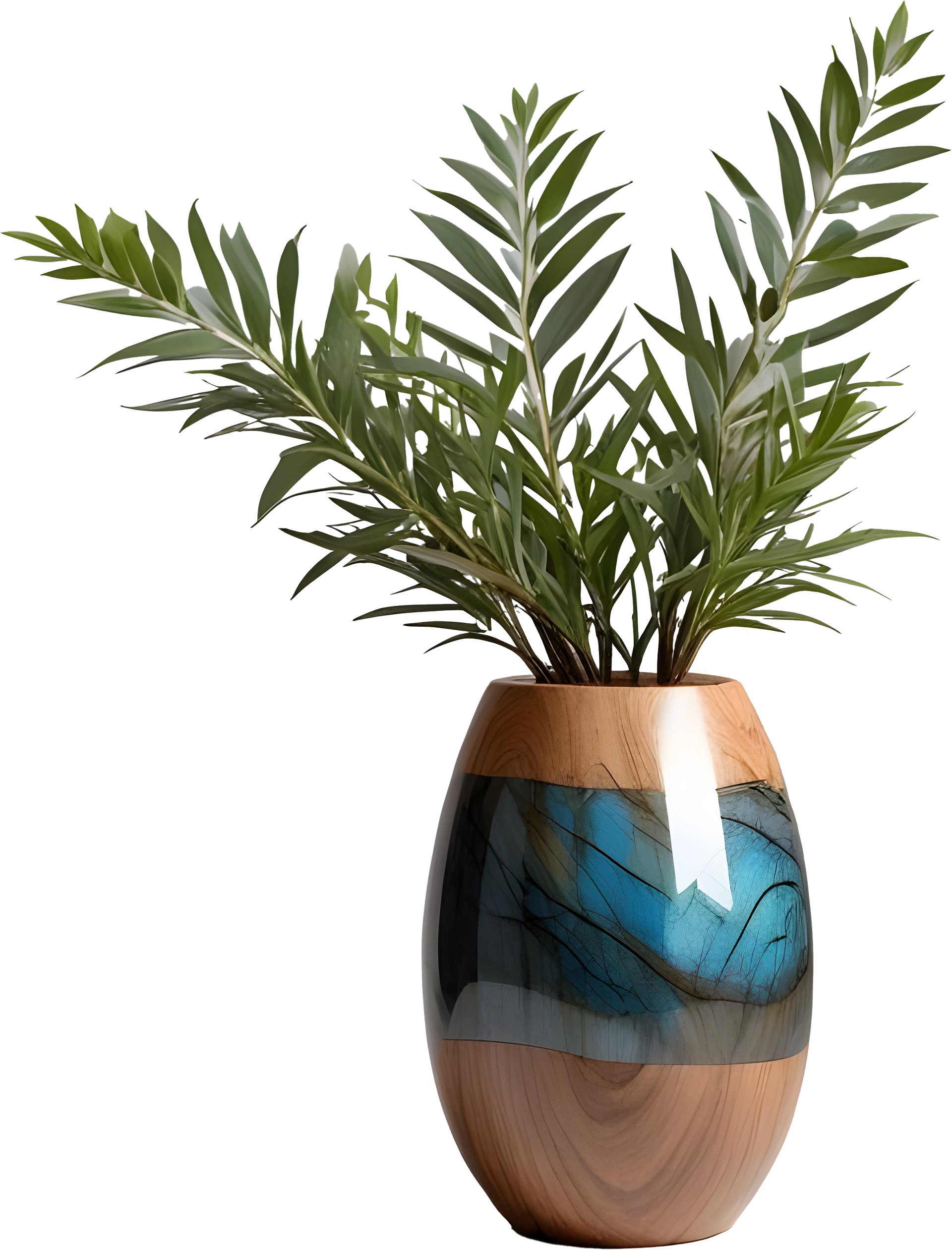 Celestial Grace – Rustic Boho Chic Vase PNG product image (1)
