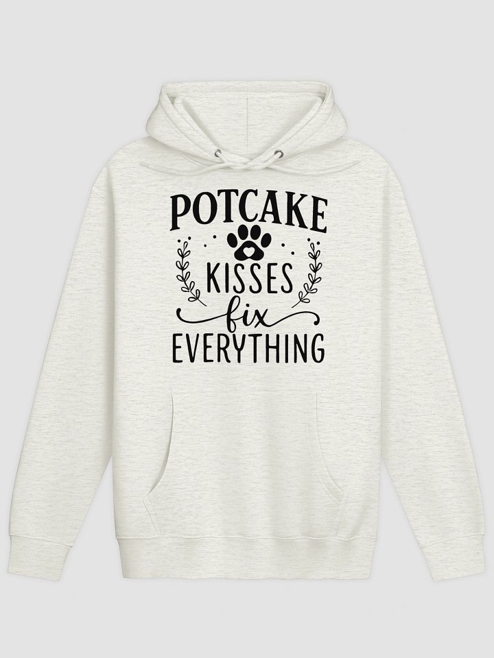 Potcake Kisses Fix Everything Dog Lover Hoodie- Healing Paw Print Tee product image (2)