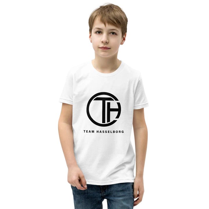Hasselborg Logo Youth Tee - White product image (1)