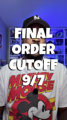 You asked for it, so here it is! This week’s Final Order Cutoff picks.