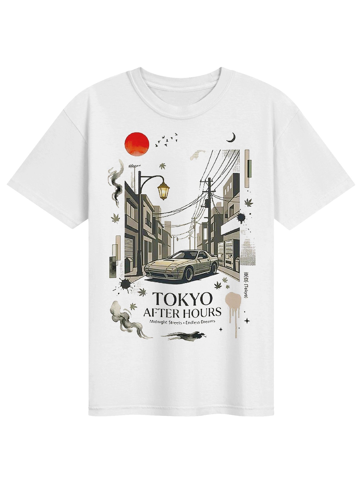 Tokyo After Hours Streetwear Tee | Vintage Japanese Graphic Tee product image (1)