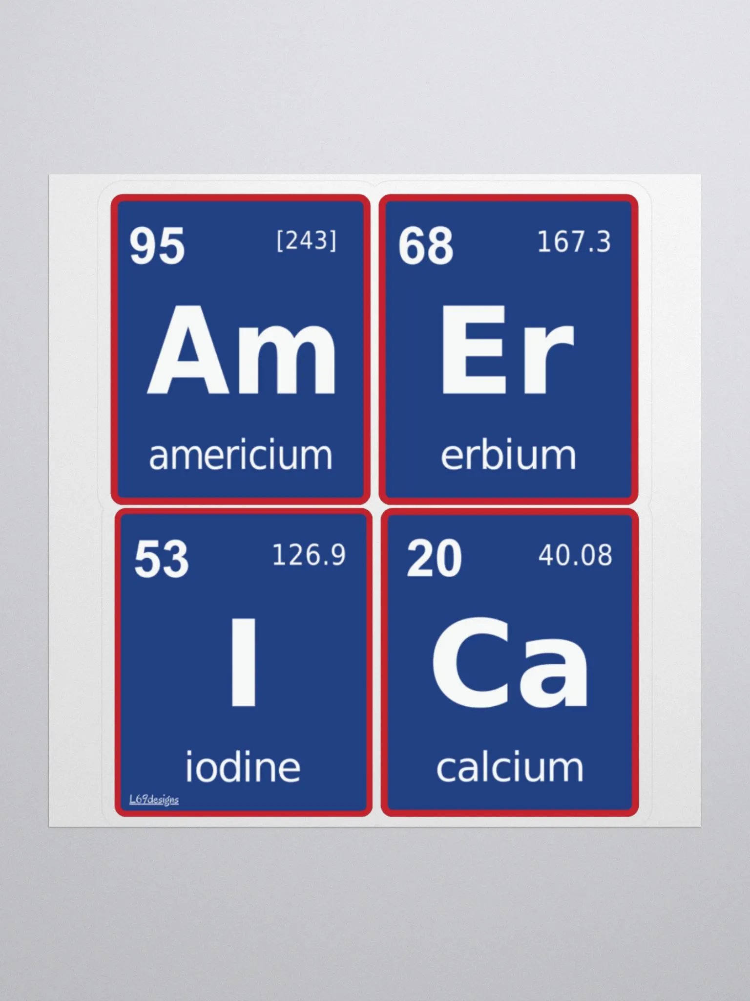AMERICAN PERIODIC TABLE product image (1)