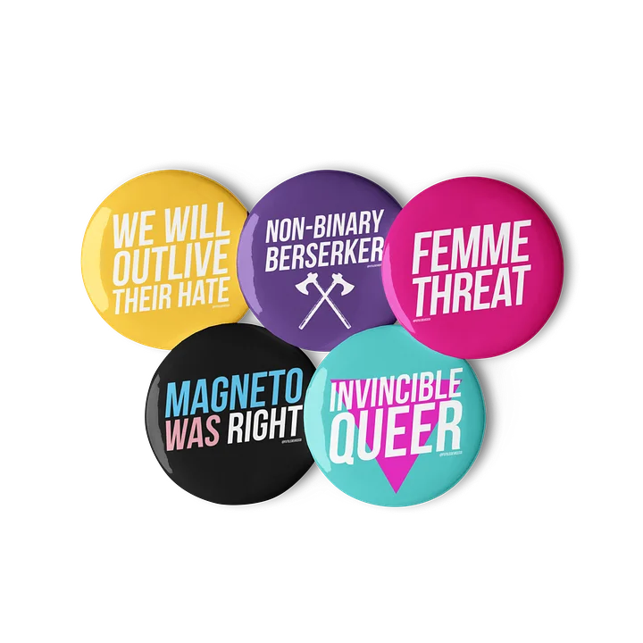 FUTILE DEVICE: LGBTQAI+ BUTTONS 2 product image (3)