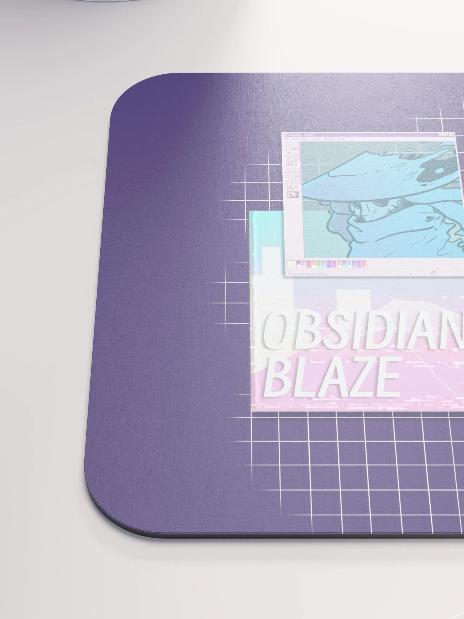 Obsidian Blaze Vapour Mousepad product image (6)