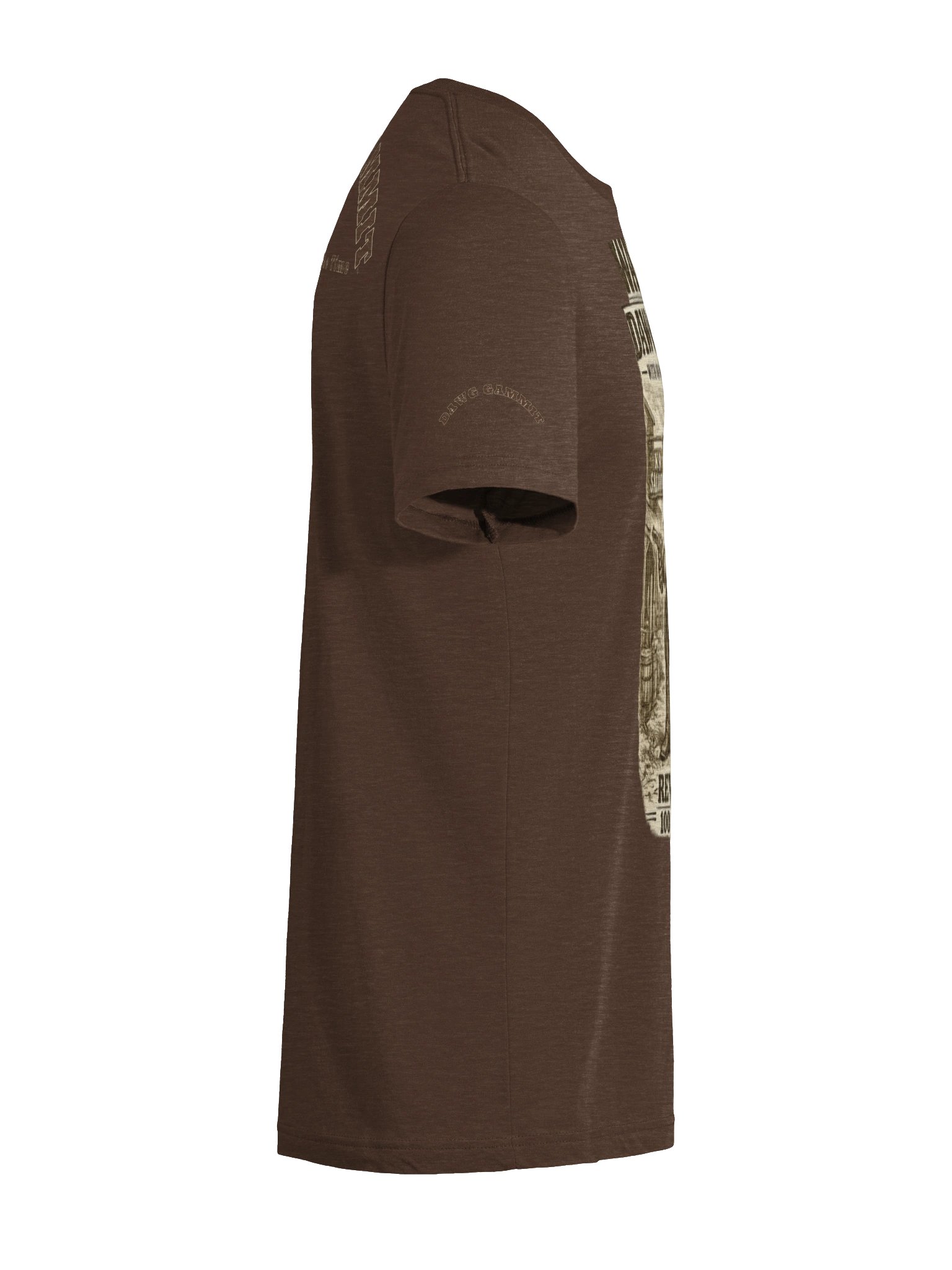 DAWG GAMMIT™ WANTED Bulldawg Triblend T-Shirt product image (5)