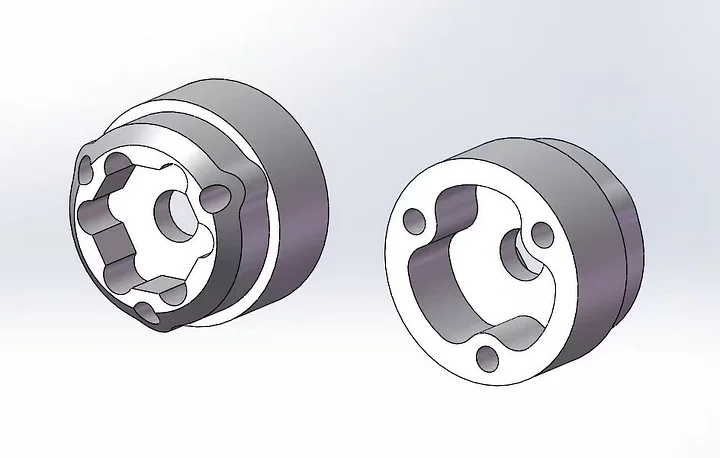 +4mm Aluminum TriHub (set of 4) product image (1)