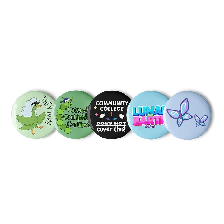 Catchphrase Button Pin Set product image (1)