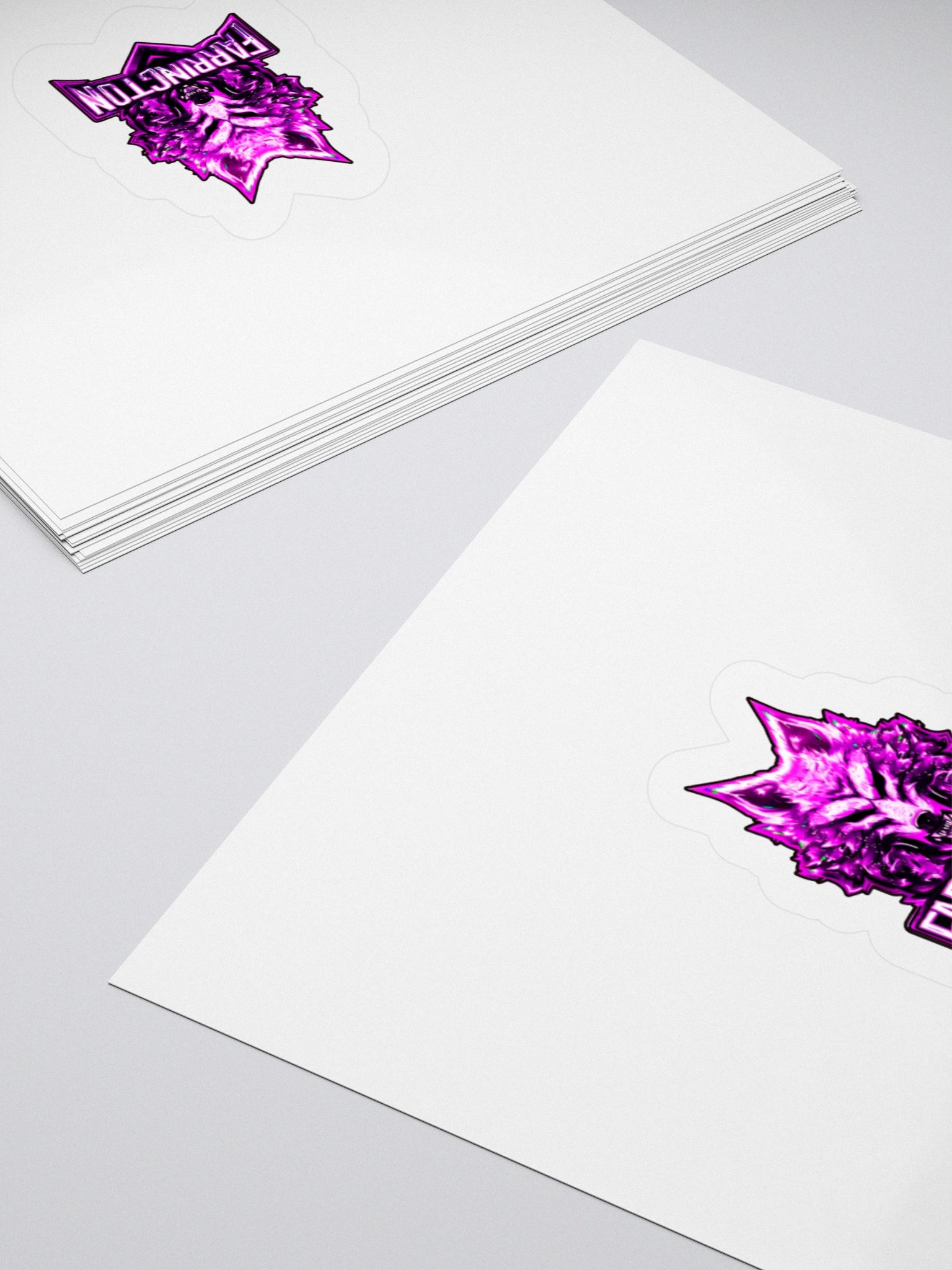 Ladies Pinky Purple Logo Stickers product image (12)