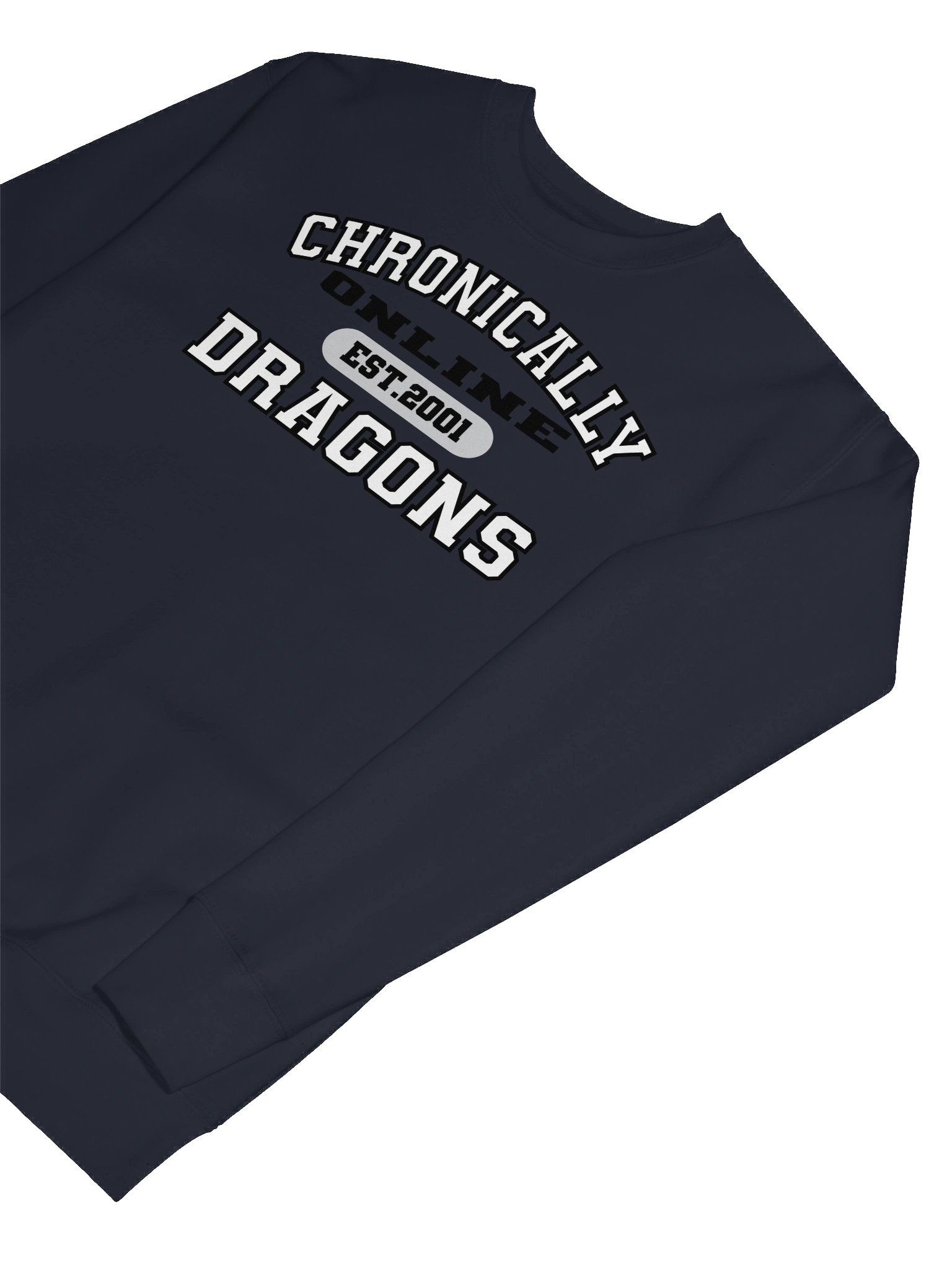 Chronically Online Collegiate Sports Sweatshirt product image (7)