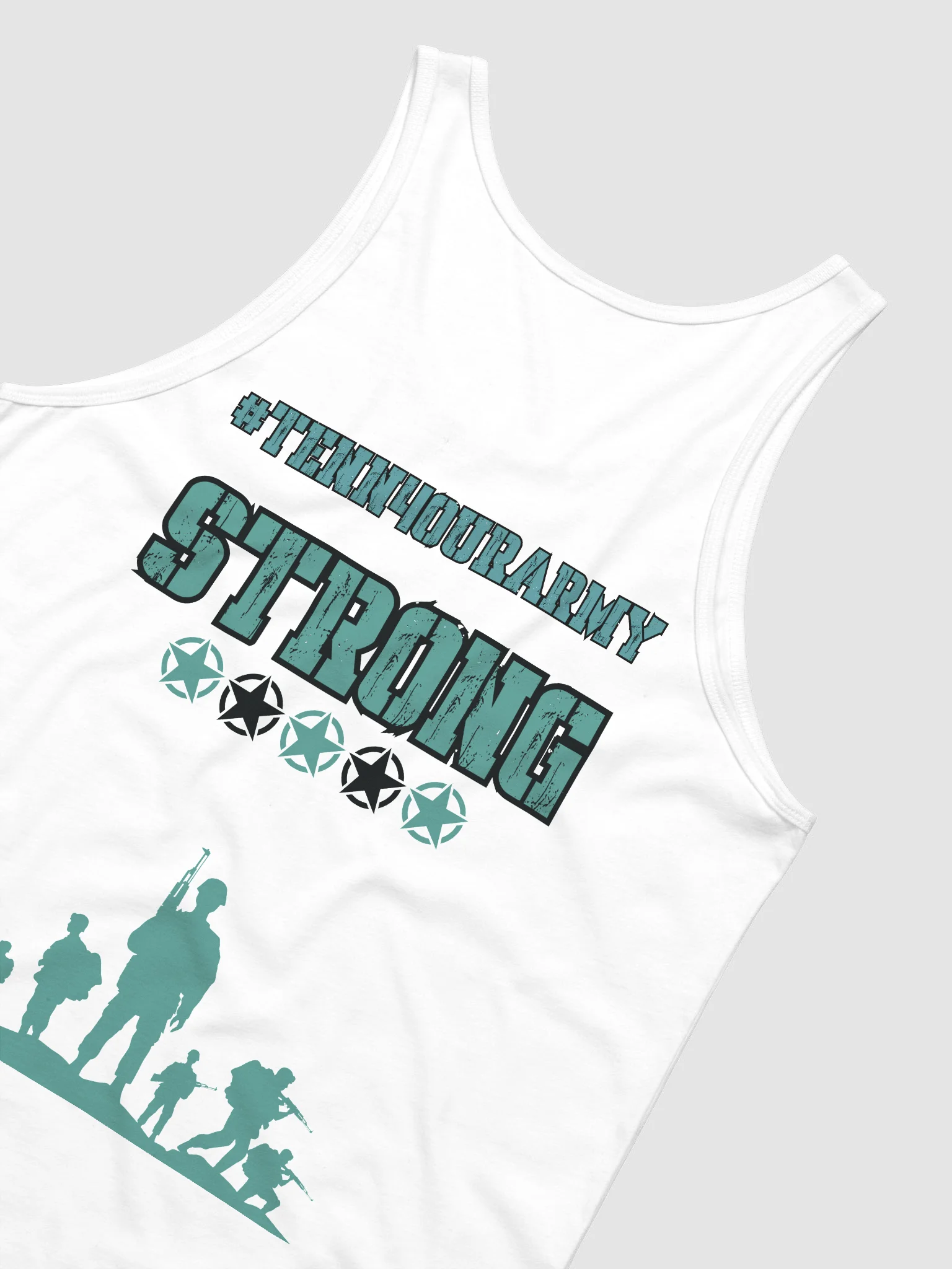 #TeNN4OURARMY Tank - Teal & Black product image (10)
