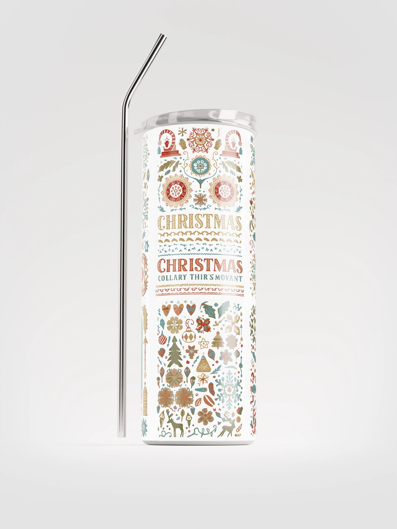 Christmas stainless steel cup product image (2)