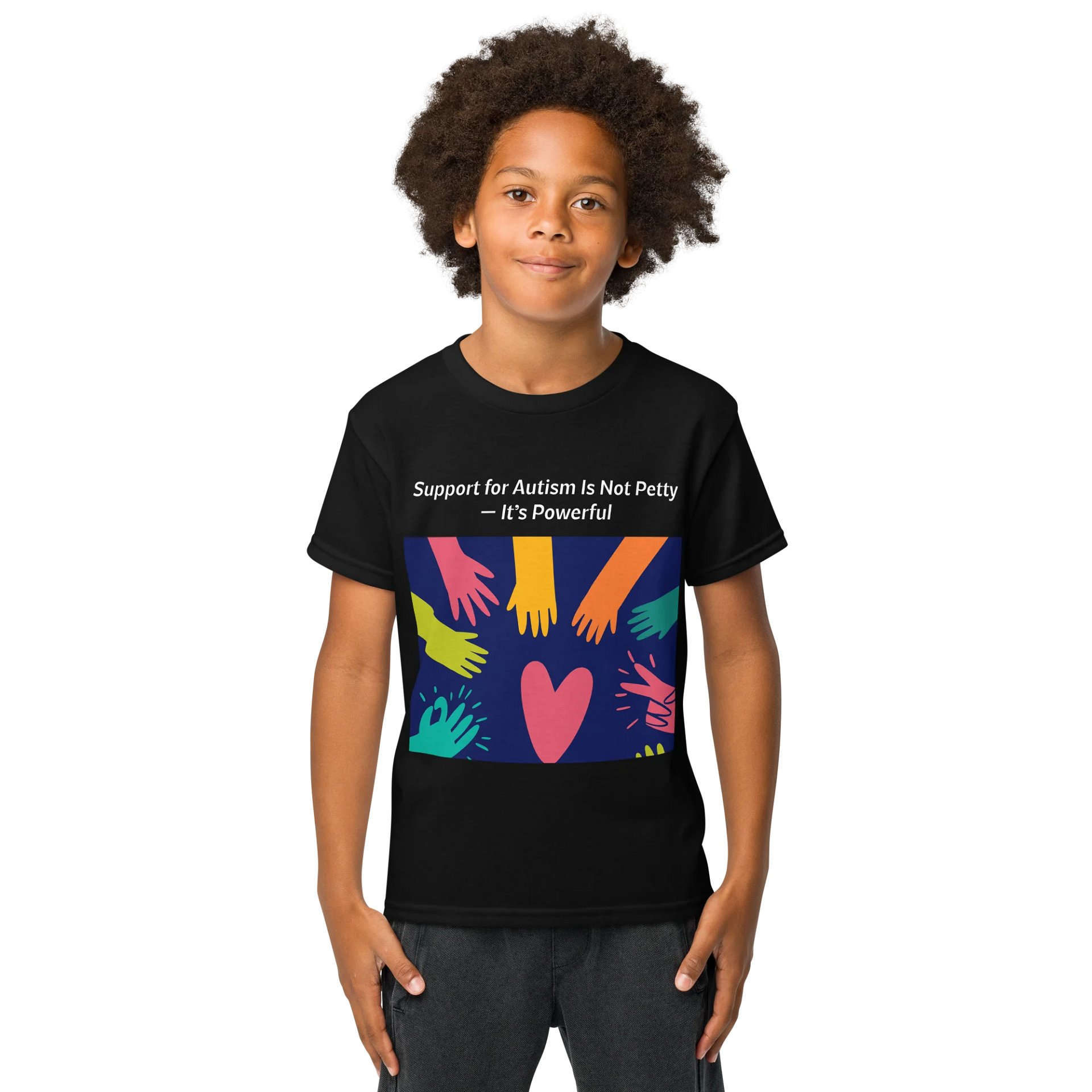 Supporting Autism is Not Petty Kids T-Shirt product image (3)
