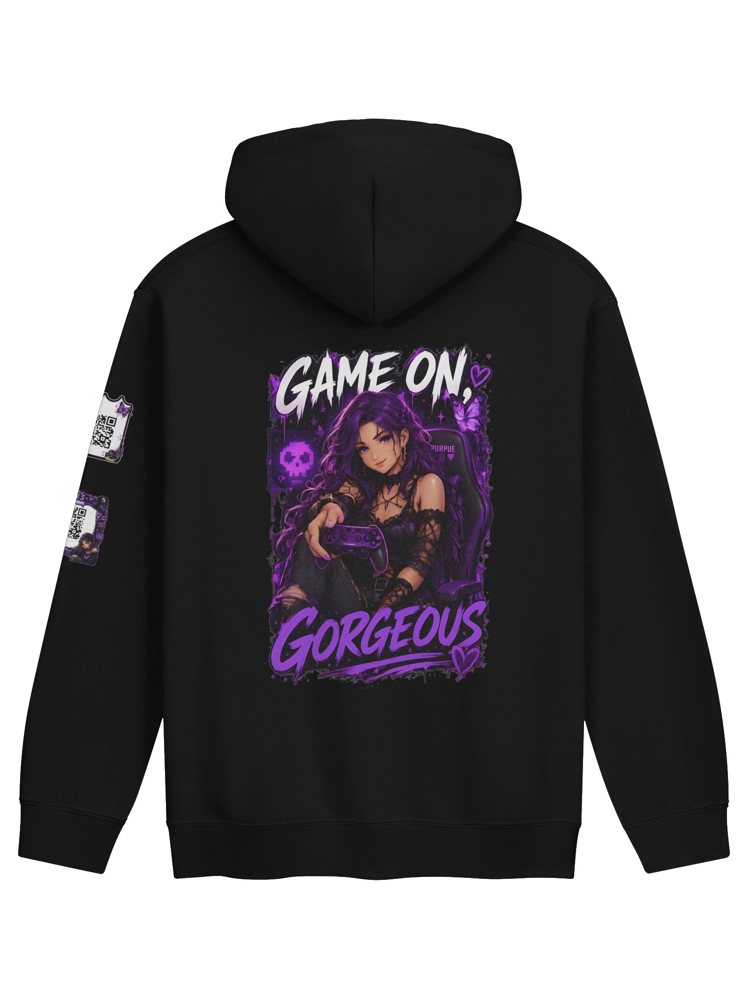 Game On, Gorgeous Hoodie w/QR product image (1)