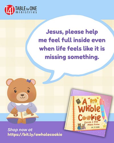 For parents and children navigating grief, divorce, or the challenges of a single-parent household, A Whole Cookie beautifull...