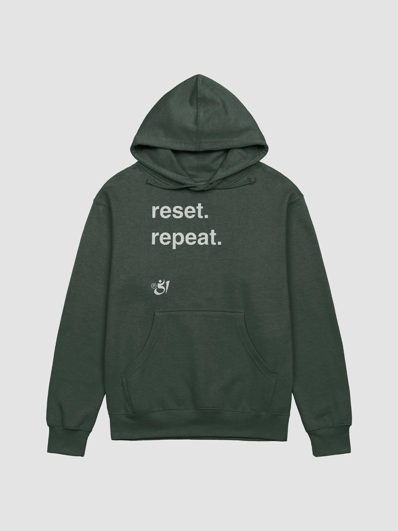 reset. repeat. hoodie product image (1)