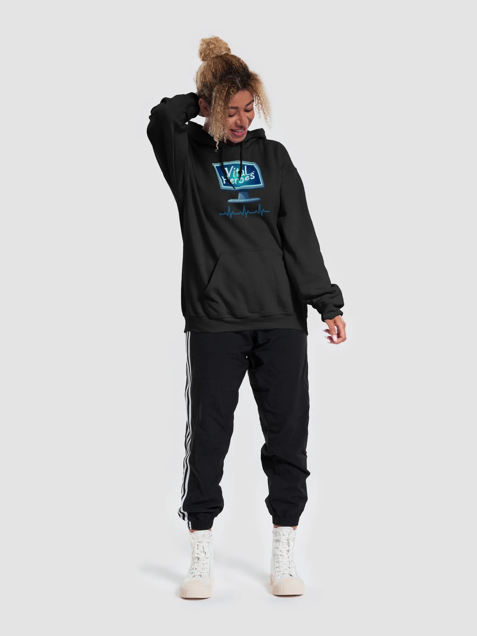 Vital Heroes ECG Classic Hoodie product image (59)