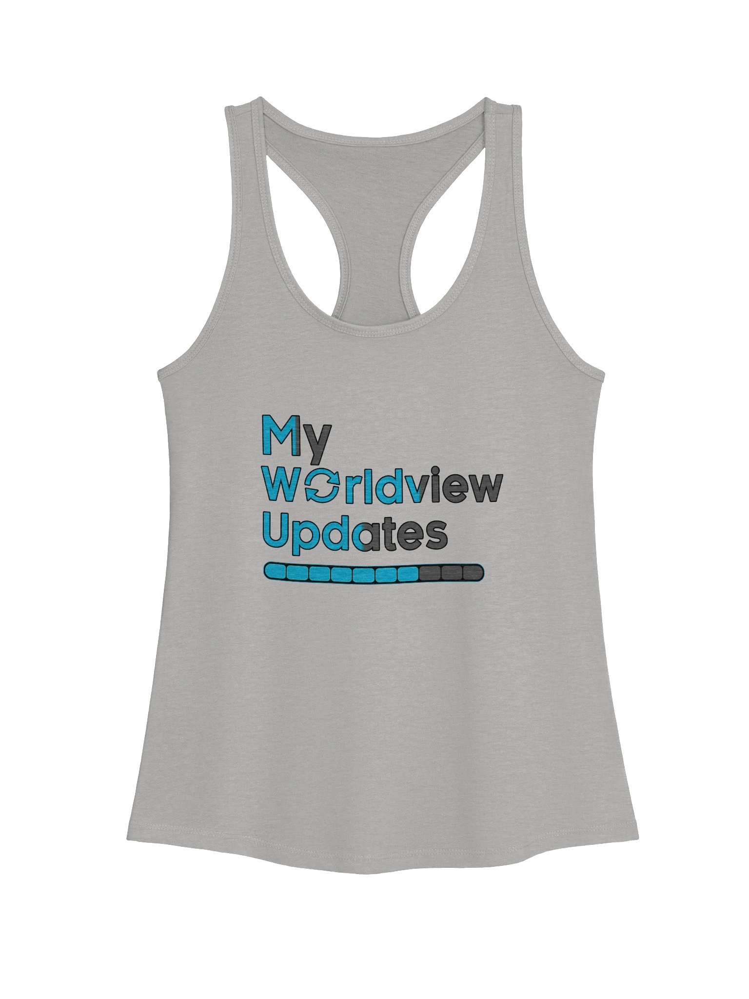 My Worldview Updates - Women’s Racerback Tank Top product image (15)