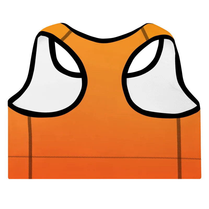 XPRESSACTIVE Orange All-Over Padded Sports Bra product image (4)