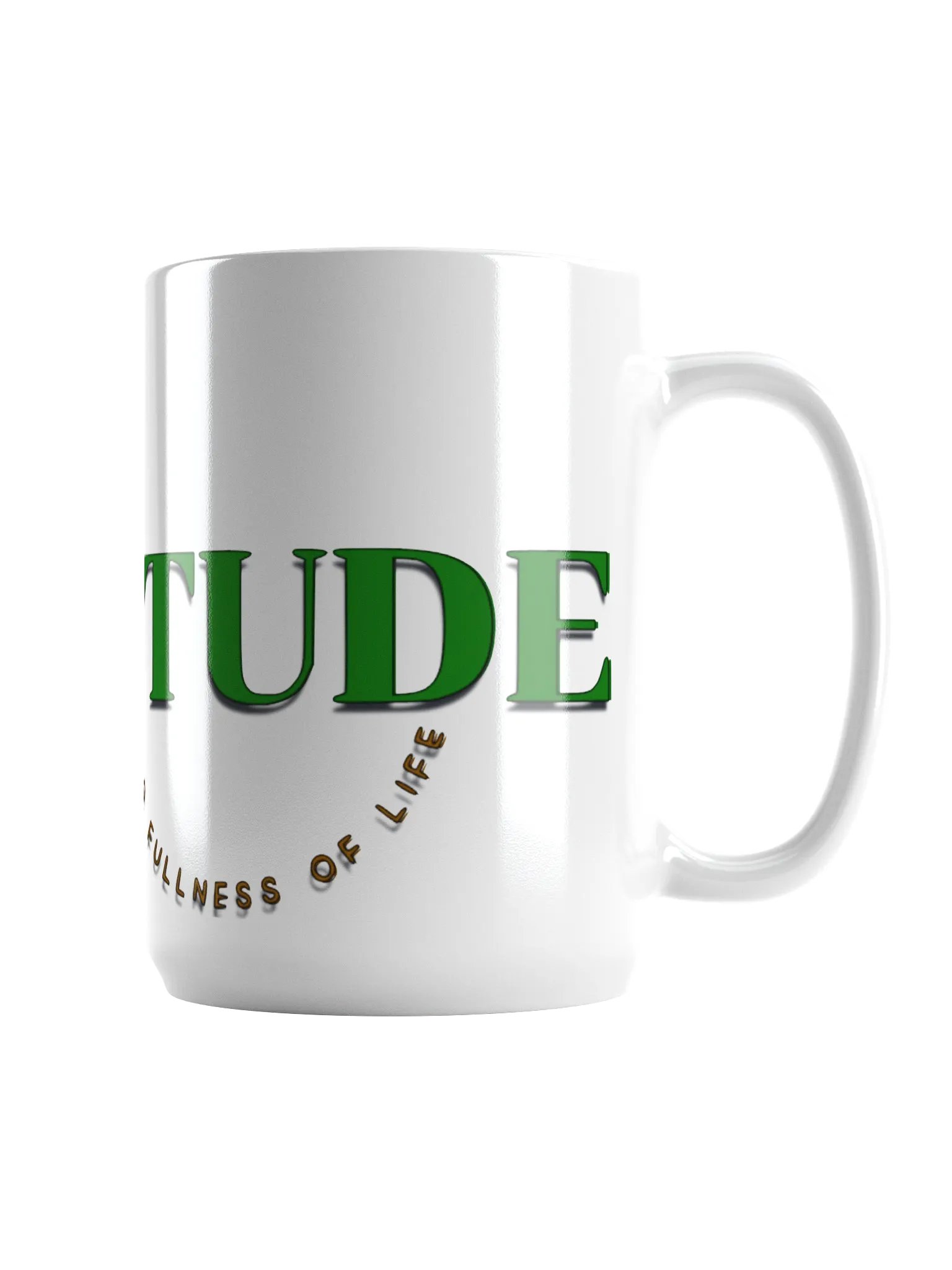 Gratitude Loop White Glossy Mug product image (1)