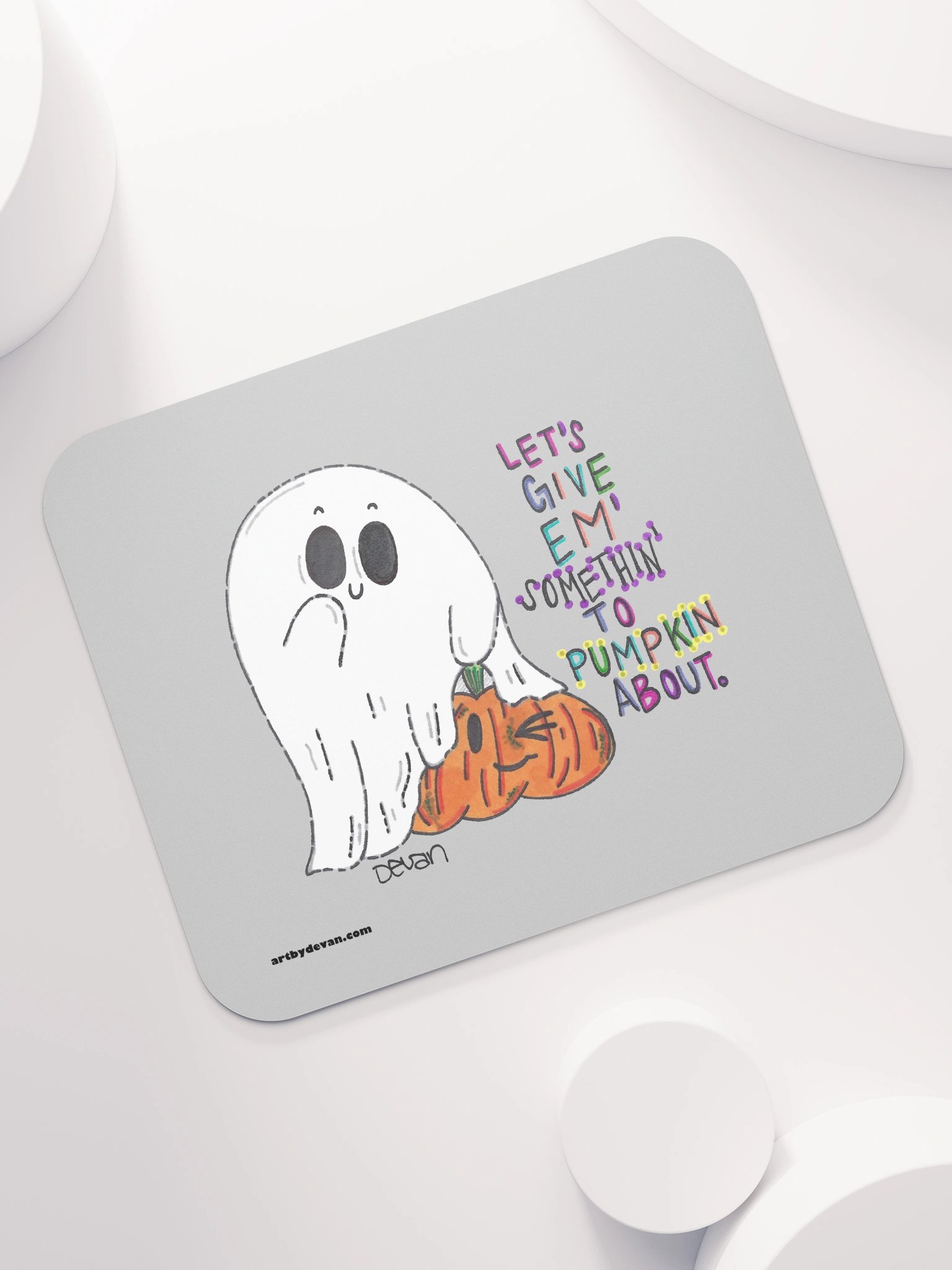 Ghost: Let's Give Em' Pumpkin Mousepad product image (7)