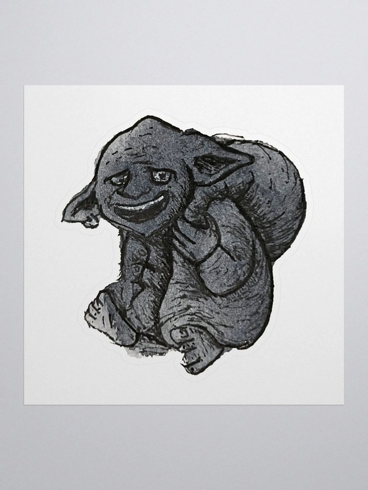Watercolour Blobs Sticker- Payne's Gray product image (1)
