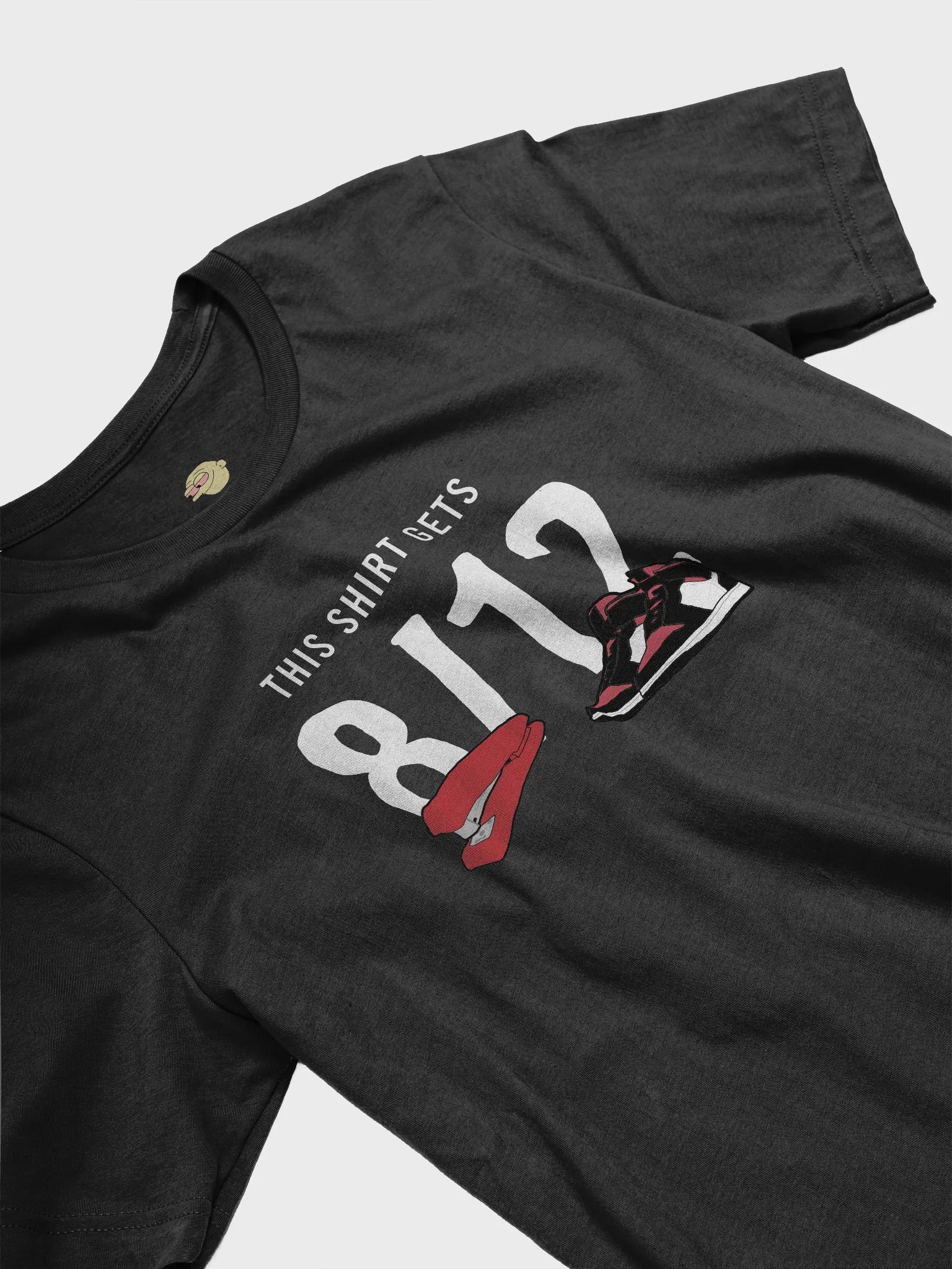 This Shirt gets 8 Staplers out of 12 Shoes (Black) product image (3)